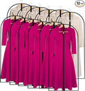 Garment Bags for Hanging Clothes 24'' x 55'' Coat Covers for Closet Foldable by UOUEHRA