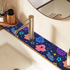Kitchen Sink Splash Guard 2 PCS 30 Inch Sink Faucet Mat Splash Guard - Image 7