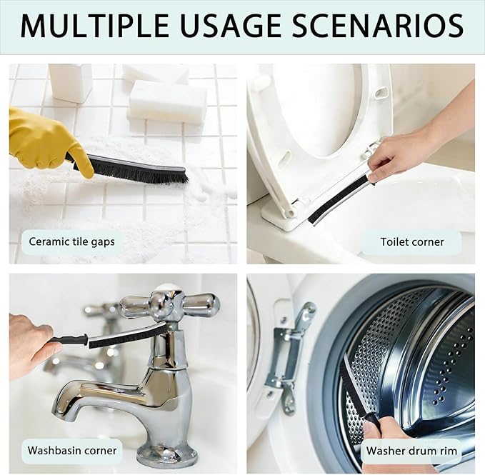 Crevice Cleaning Brush Set, Tight Spaces & More - Image 6