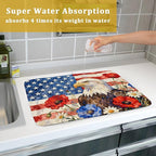 4th of July American Flag Eagle Dish Drying Mat - Image 7
