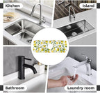 Yellow Lemon Teal Kitchen Sink Splash Guard Faucet Mat 1 Pcs, Absorbent Fast - Image 7