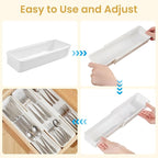 Drawer Organizers Set, Expandable Drawer Organizer Trays, Drawer Organizer Bins - Image 6