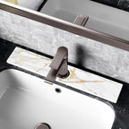 Mrcrypos Stone Faucet Mat for Kitchen Sink, 15.7" Fast Drying Sink Splash Guard by Mrcrypos