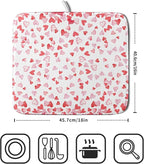Valentine’s Day Dish Drying Mat - Image 4