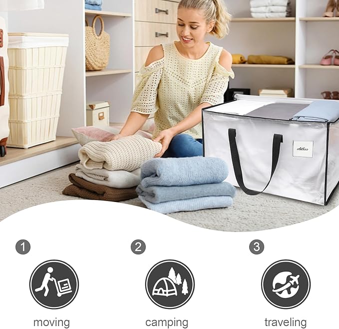 Moving Bags Heavy Duty – Clean Packing Solution, Large Storage Totes - Image 3