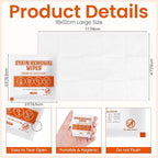 Stain Remover Wet Wipes Bulk, Individual Wrapped Clothes Portable Travel Messy - Image 2