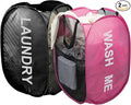 Larpur Pop Up Laundry Baskets, 2 Pack Mesh Laundry Hampers Collapsible Clothes by Larpur