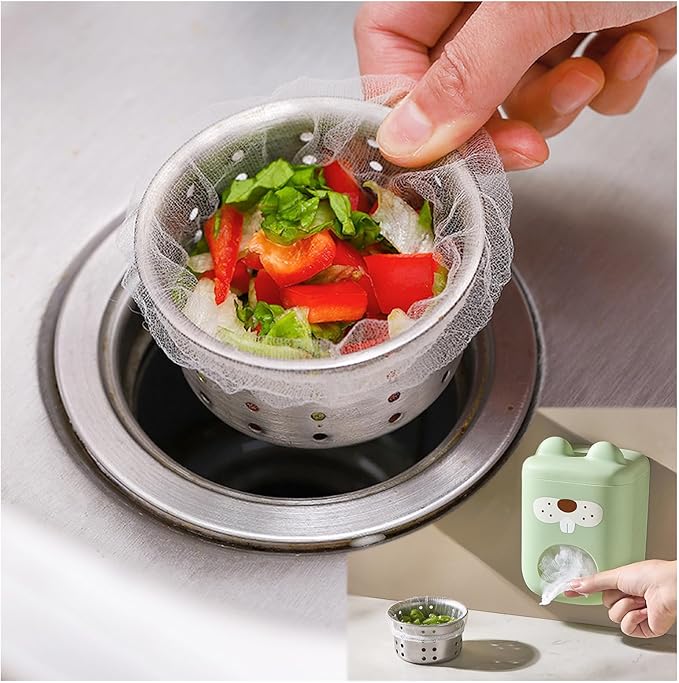 300 Sink Strainer Net Bags for Sink Drain Strainer by ONVIPSTOO