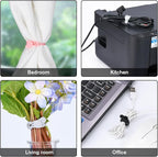 32Pcs Silicone Cable Ties, Data Cable Organizer Silicone Cable Straps Cord Ties - Image 8
