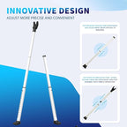 2025 Upgraded 2-in-1 Door Security Bar, Door Stoppers, Adjustable Heavy Duty - Image 4