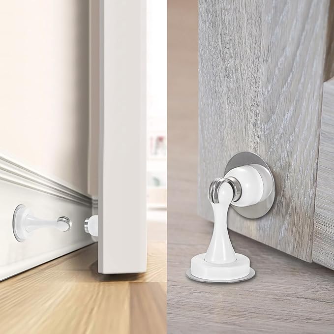 Sumnacon Magnetic Door Stopper, Heavy Duty Stainless Steel Door Stop Holder Come - Image 2