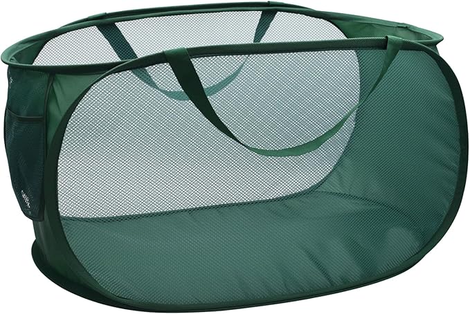 Pop Up Laundry Hamper, Collapsible Horizontal Baskets by TEGOOL