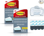 Command Round Cord Clips, Damage Free Hanging Cable, by Command