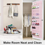 SLEEPING LAMB Over The Door Shoe Organizer - Image 5