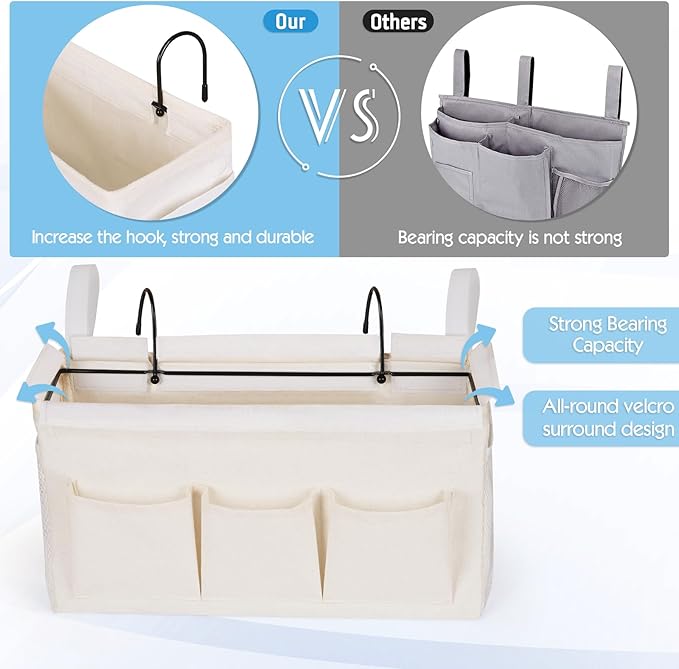 Bedside Storage Caddy/Bedside Hanging Storage Bag - Image 5