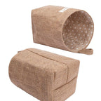 4 Pack Wall Hanging Storage Bags Hanging Storage Bags Cotton Linen Storage - Image 9