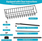 6-Tier Pantry Door Oragnizer, Over The Door Pantry Organizer Rack and Storage - Image 7