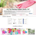 Kitchenware Mamison Quality Rubber Gloves Pink Size M, Waterproof Rubber Gloves - Image 4