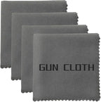 4 Pack Microfiber Gun Cleaning Cloth, Reusable Microsuede Cleaning/Polishing by Miaozhun