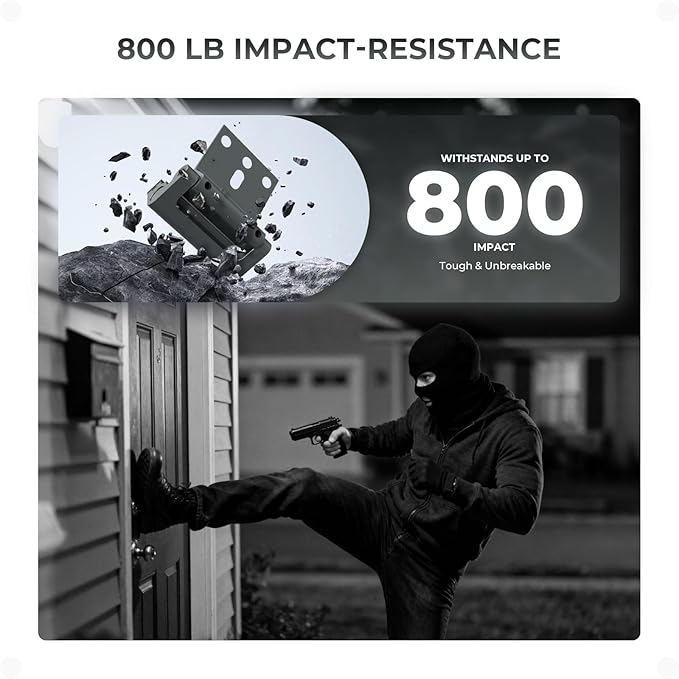 5Pack Home Security Door Reinforcement Lock, Childproof Safety Door Lock Latch - Image 3