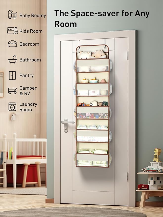 Yecaye 1 Pc 5 Tier Over the Door Organizer - Image 8