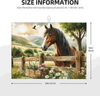 Horse Dish Drying Mats for Kitchen Counter, Absorbent Reversible Microfiber - Image 2