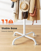 Pipishell Coat Rack with 14 Hooks, Freestanding Coat Rack Stand - Image 5