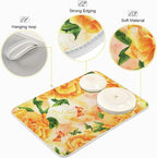 Tarity Watercolor Yellow Rose Dish Drying Mat - Image 4