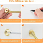 Ravinte Door Stoppers, 36 Pack Gold Spring Door Stops - Image 8