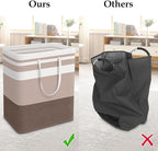 StorageRight Large Collapsible Laundry Basket Hamper - Image 5