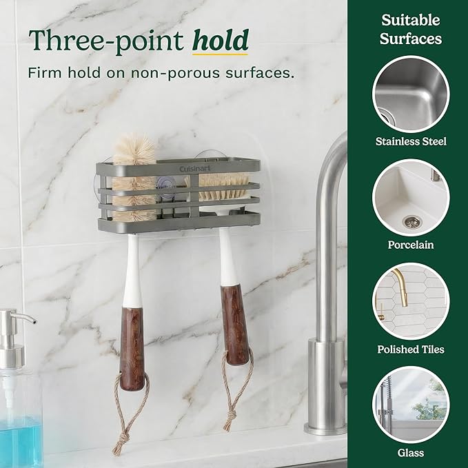 Cuisinart Sponge Holder for Kitchen Sink—Metal Sink Caddy - Image 3