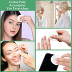Maxcheck 2500 Pcs Cotton Rounds Bulk Exfoliating Rounds Cotton Rounds - Image 6