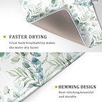 Kawani Watercolor Sage Leaves Dish Drying Mats - Image 3