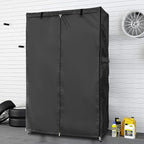 Waterproof Shelf Cover,Outdoor 600D Heavy Duty Dustproof Storage Shelves Cover,36''x18''x72'' Shelf Covers for Wire Shelving with Zippers,Storage Rack Covers with Clear Front - Image 2
