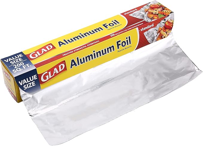 Glad Aluminum Foil Value Size, 200 Sq-Ft | Multiuse Foil - Image 3