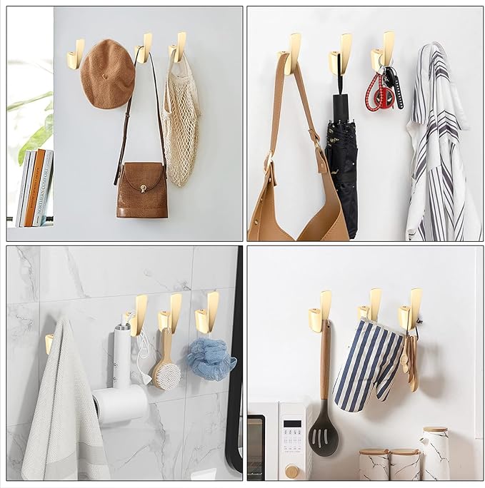 SARIHOSY5 Packs Coat Hooks, Metal Hooks - Image 2