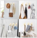 SARIHOSY5 Packs Coat Hooks, Metal Hooks - Image 2