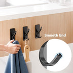 10-Pack Self Adhesive Towel Hooks: Extra Strong 13LB, Stainless Hook - Image 3