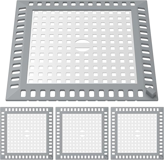Drain Hair Filter Mesh Tub Drain Protector Anti Slip Sink Hair Stopper by Unknown