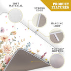 Colorful Flower Dish Drying Mat 18x24 Inch Botanical Floral Drainer Rack Mats - Image 4