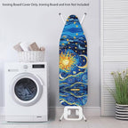 Moon Print Ironing Board Cover and Pad Washable Thick Padding Heavy Duty Iron - Image 3