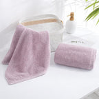 SEMAXE Purple Hand Towels for Bathroom, 100% Cotton Towels - Image 8