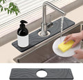 2 Pcs Faucet Mat for Kitchen Sink 15.74”×3.94” Diatomite Quick Dry Sink Splash by FUYAHA