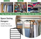 Pants Hangers Space Saving, 5P Scarf Hangers - Image 6