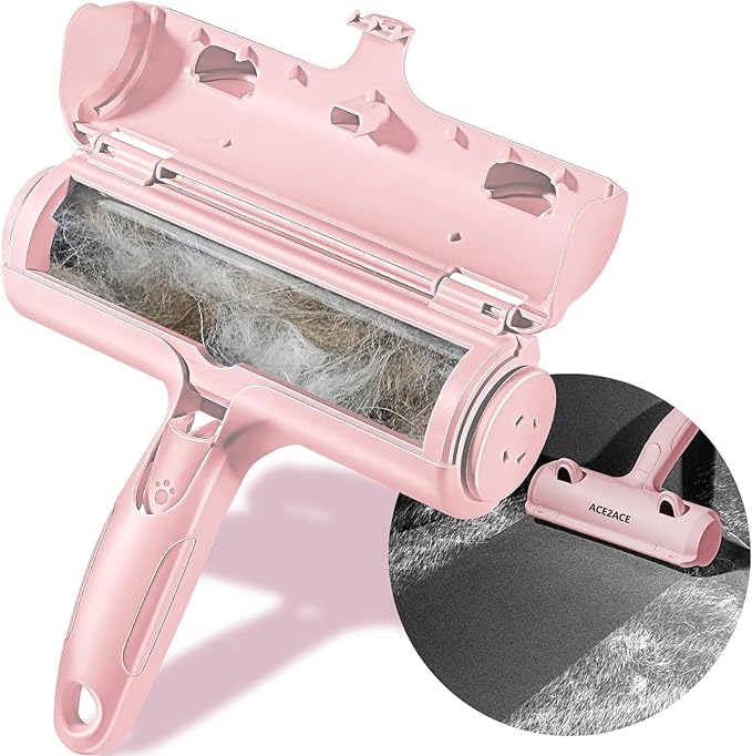 ACE2ACE Pet Hair Removal Tool, Lint Roller Brush by ACE2ACE