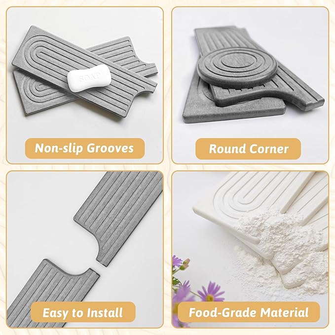 Stone Faucet Mat For Kitchen Sink, Super Absorbent, Sink Stone Quick Dry Around - Image 6