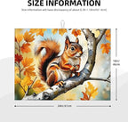 Squirrel on Tree Dish Drying Mats - Image 2