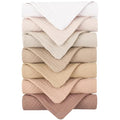 Konssy 7-Pack Soft Cotton Face Wash Cloths, Reusable Absorbent Washcloths by Konssy