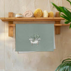Sage Green Eucalyptus Hand Towels - Image 6