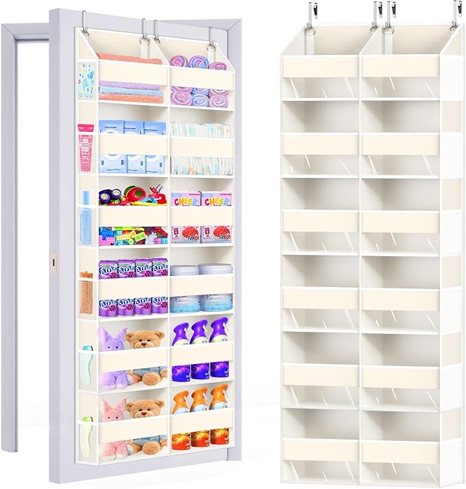 Heavy Duty Over The Door Organizer 6 Tiers, Extra Large Behind Door Storage of by UVIAHOMIHOMEORGANIZER